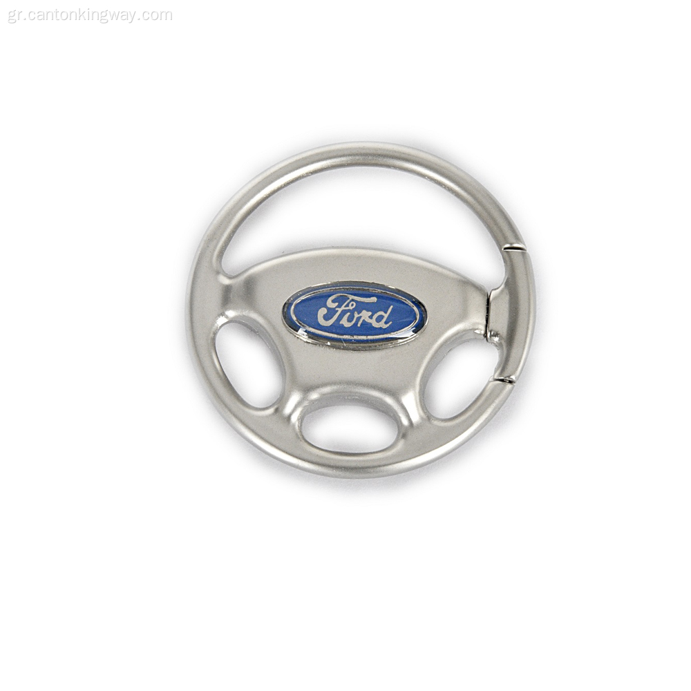 Διαφημιστική αλυσίδα κλειδιού μετάλλου με Car Compass