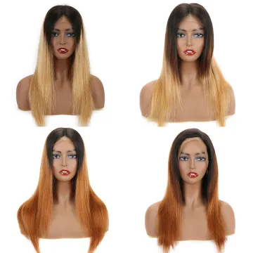 cheap 1B 99J color lace frontal  human hair wig, two tone color straight lace wigs brazilian hair,human hair wigs