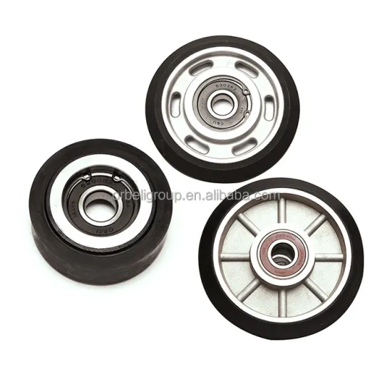 Thyen Elevator Parts: 153mm, 125mm, and 76mm Elevator Guide Shoe Rollers