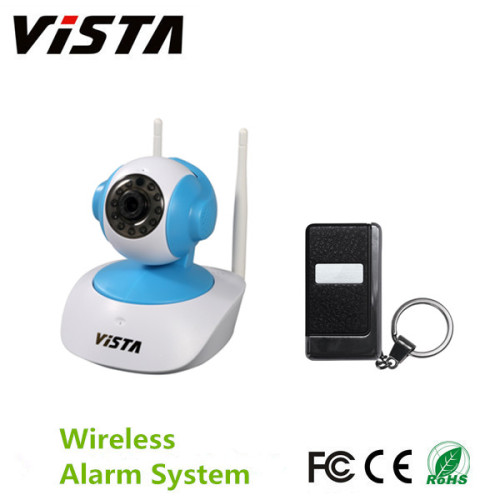 Kablosuz güvenlik Alarm sistemi seti w / acil IP kamera