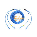 2F SC-SC SM หุ้มเกราะ PVC (OFNR) จัมเปอร์ไฟเบอร์กลางแจ้ง