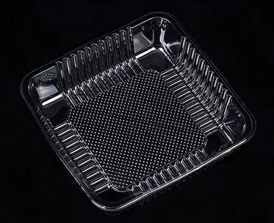 Clear cake organizers with lids