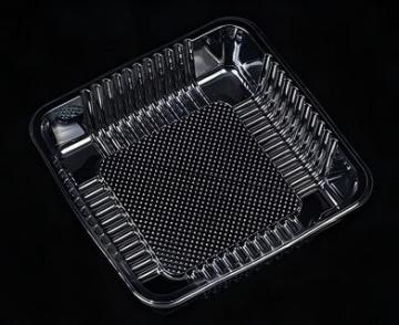 Clear Cake Organizer dengan tutup