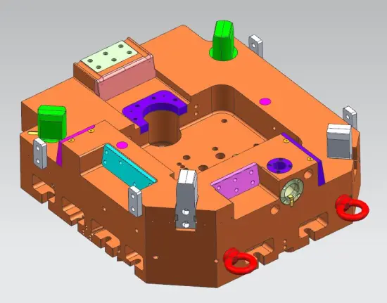 Large Size, Thick Wall, High Precision Die Casting Mold Bases