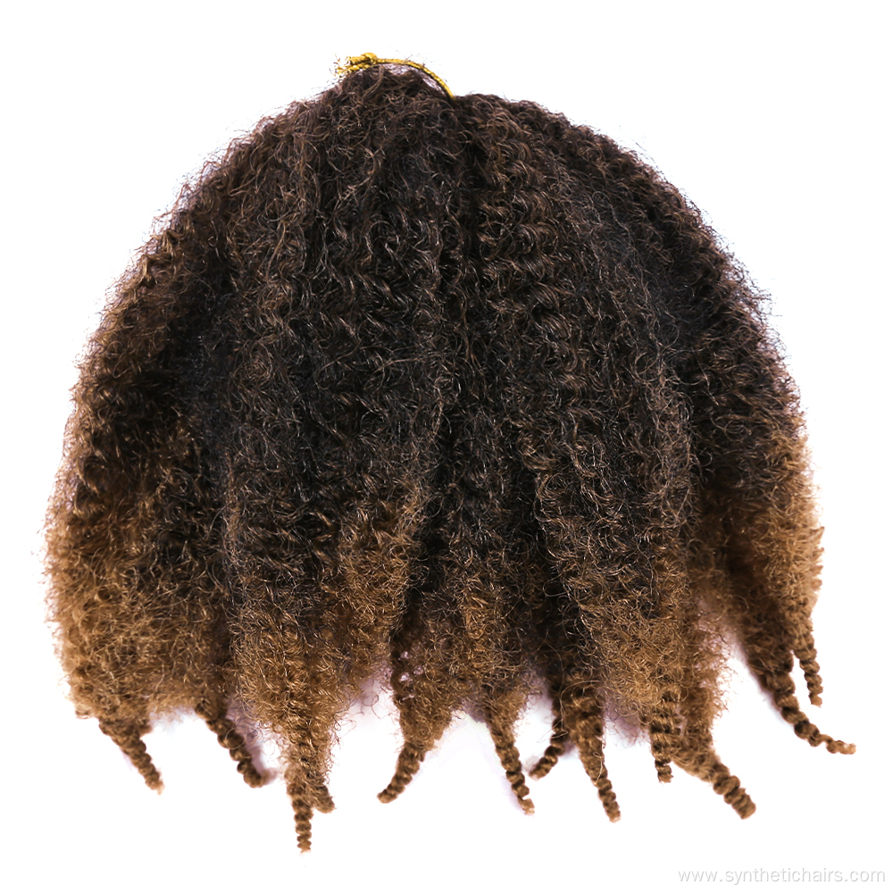 Afro Curly Crochet Braids Hair Fluffy Marley Braid