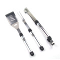 3pcs BBQ set with aluminum handle