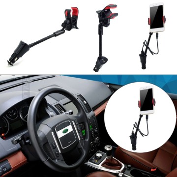 2016 High quality in car phone holder,usb charger car phone holder,mobile phone holder for car