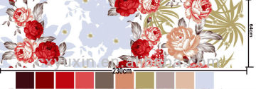 100%polyester brushed fabric