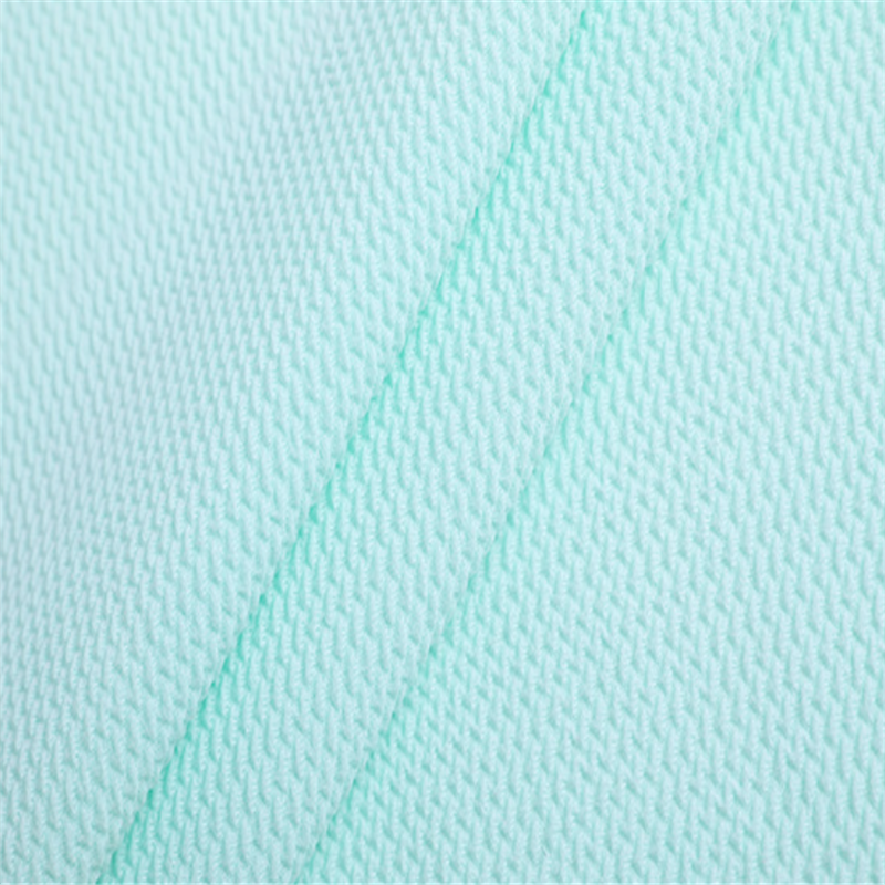 Skin-friendly Polyester Twill Bubble Jacquard Baby Fabric