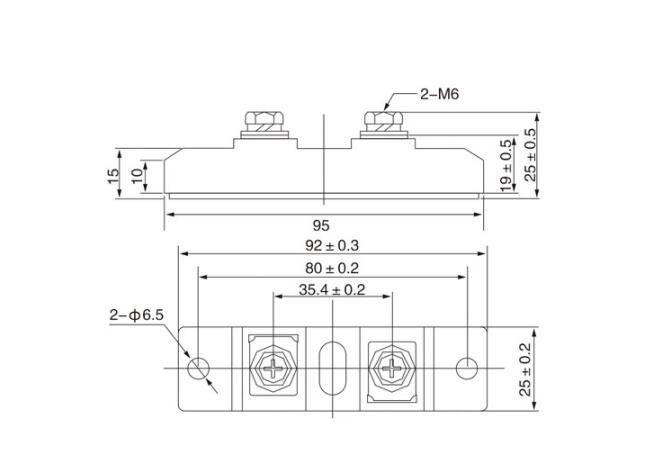 Silicon super fast recovery diode module