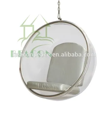 2016 hotselling Acrylic Bubble Chair with hanging