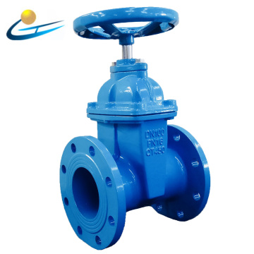Hot Sale Cast Iron Rubber Seat Manual Gate Valve for Drinking Water