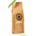 Bolsa de café con refuerzo lateral de papel Kraft