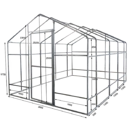 One Stop Garden Greenhouses Construction For Sale