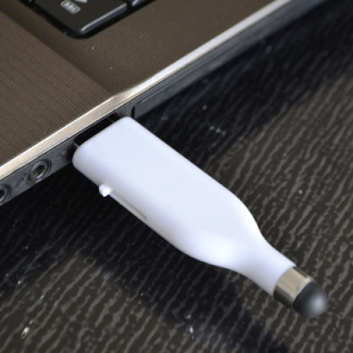 Clé USB avec stylet pour bouteille à écran tactile