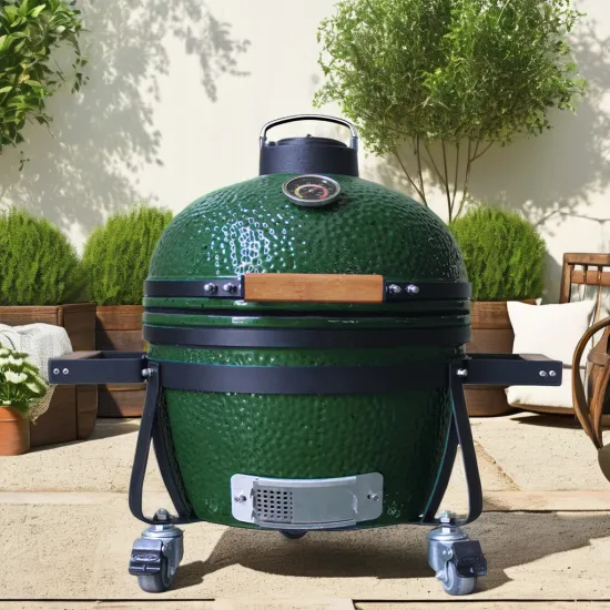 Auplex Portable Kamado Grill: Barbecue, Charcoal BBQ, Smoker, Pizza Oven