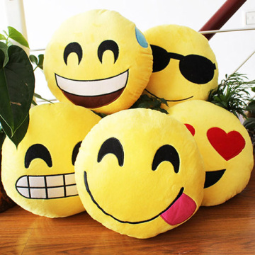 China Soft Custom Whatsapp Emoji Pillow For Sale