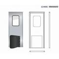 Stainless steel collision free door (double glazed window)