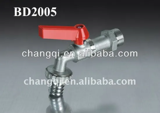 1/2" 3/4" Brass Bibcock with Hose Connector