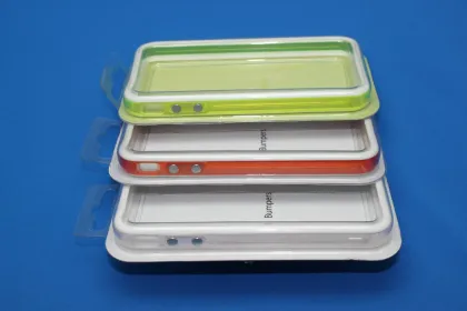 Personalized Colorful Tpu Silicone Thin Apple Iphone4 4s Bumper Cases