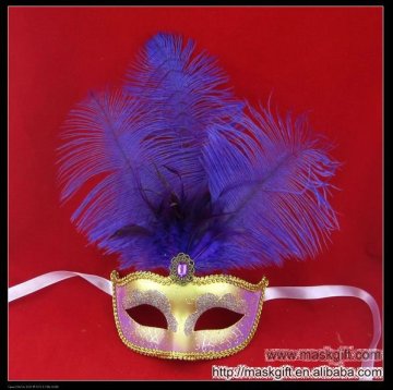 wholesale masquerade mask purple with silver Venetian style