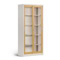 Lockable Glass Door Storage Bookcase Office Cabinets