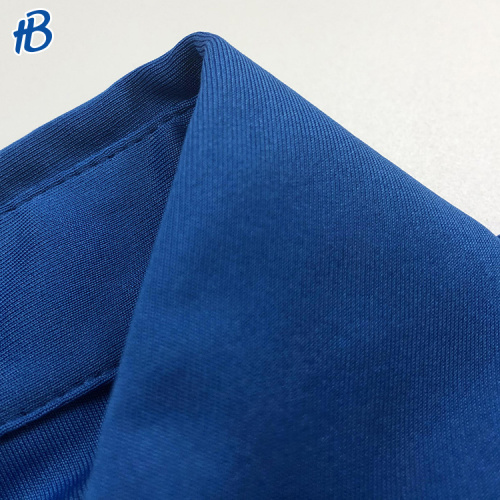 mens custom work athletic blue splicing polo