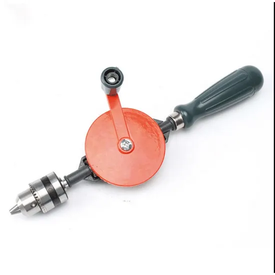 1/4 or 3/8 Inch Precision Chucks Cast Steel Double Pinions Manual Hand Drill for Wood Plastic Acrylic
