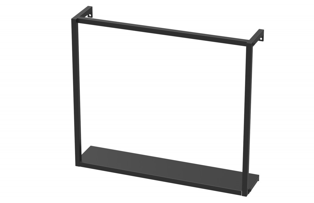 Wall Mount Shelf Black