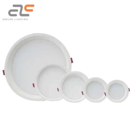 EZELED Best Selling Waterproof IP20 Recessed Optional Thin Round Panel Lamp