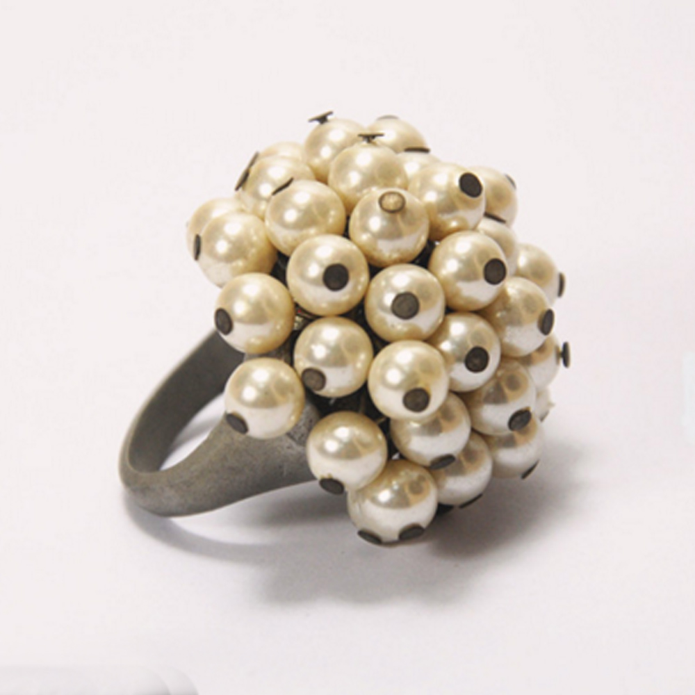 Wholesale Vintage Engagement Pearl Rings