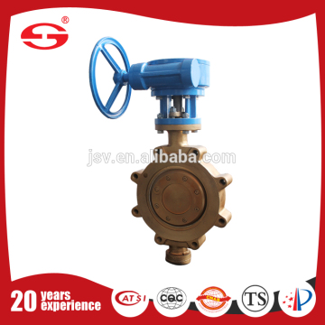 Bilateral Metal hardware Sealed Electric Butterfly Valve with gearbox