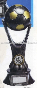 soccer trophy/ sport  football trophy  statue&amp;polyresin figurine