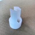 Wholesales cnc plastic machining with anodized white parts