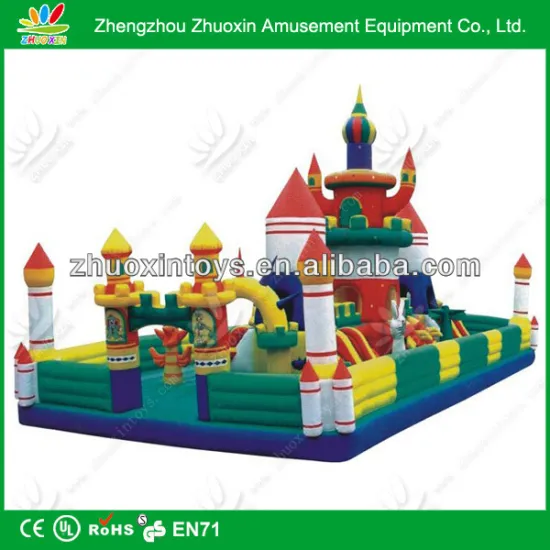 commercial kids inflatable cartoon castle / giant inflatable castle