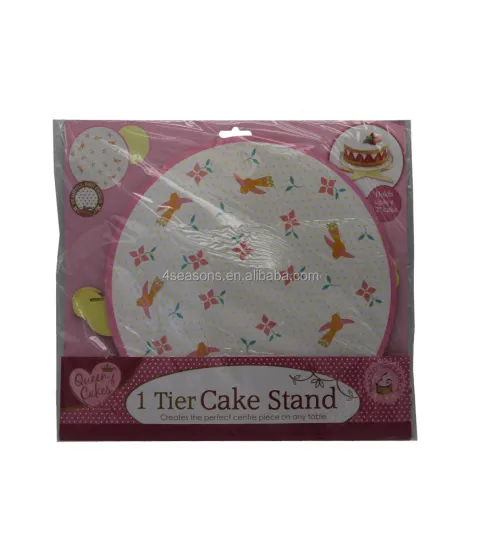 Creative Bird Pattern 1-Tier Cupcake Stand: A Stylish Baking Tool for Pastry Display