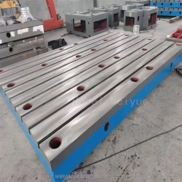 Cross-Grooved Cast Iron Platform: Test- och svetslösningar