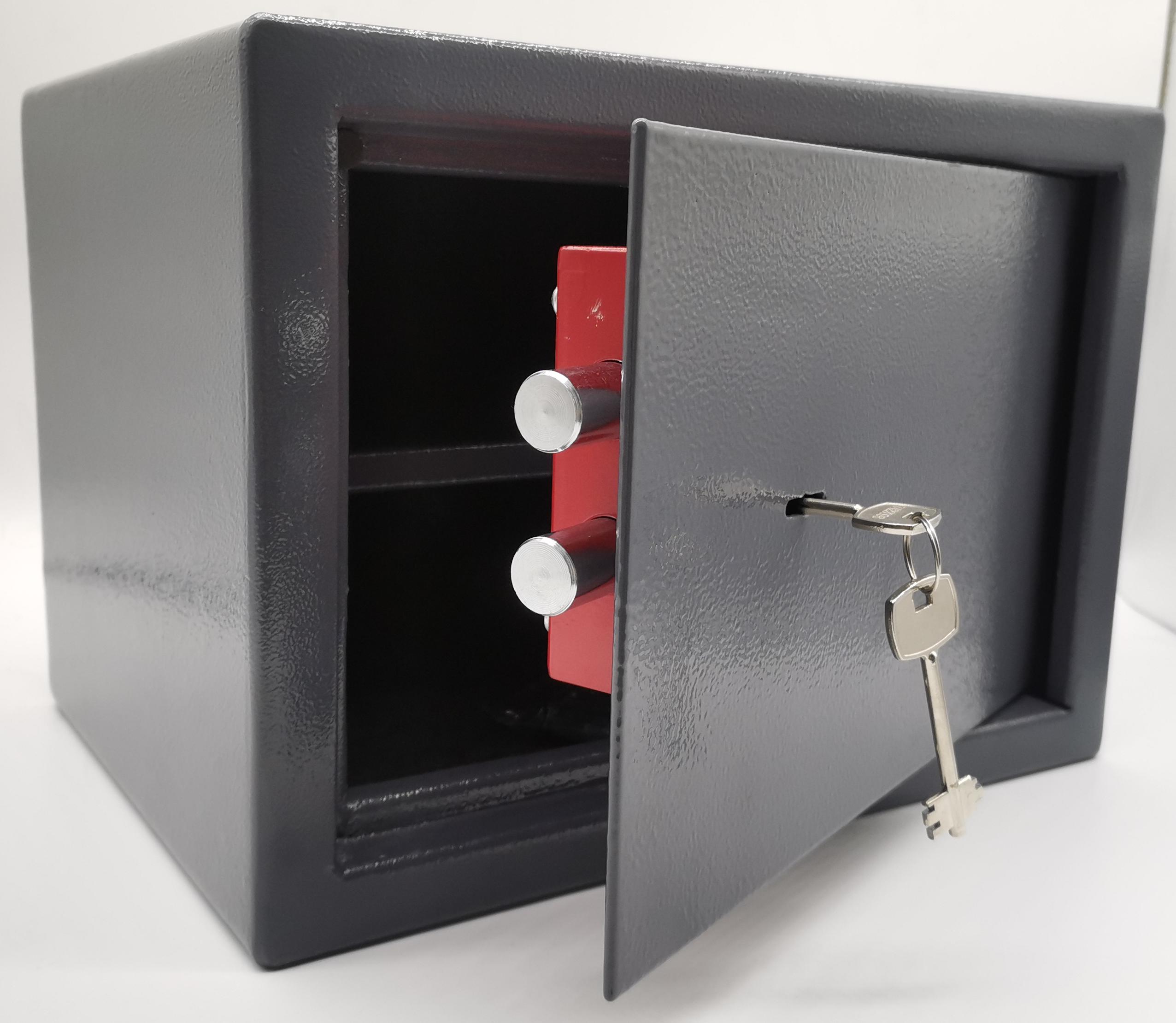 Key Operated Steel Safe Box Security Home Office