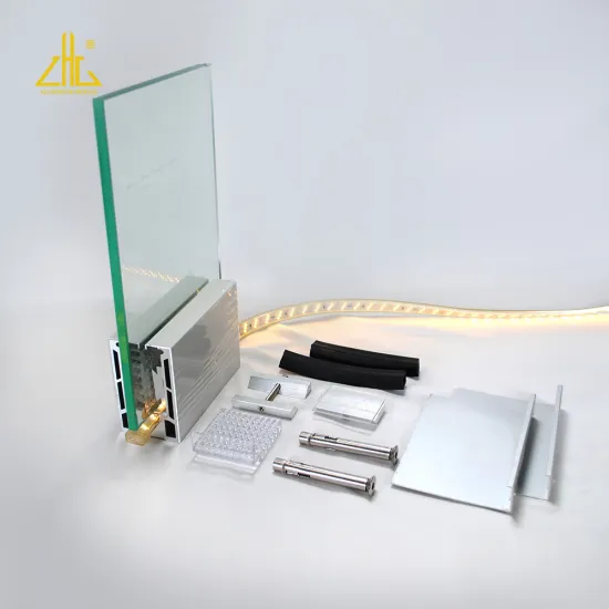 China Factory Cash Sale: Aluminum U Channel Clamp Glass Railing Profiles 6063 T5