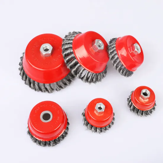 Hot Sale Natural Steel Wire Cleaning Machine and Twisted Knot Brushes for Polishing