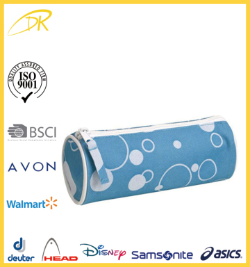 custom pencil bag wholesale, printed barrel pencil cases