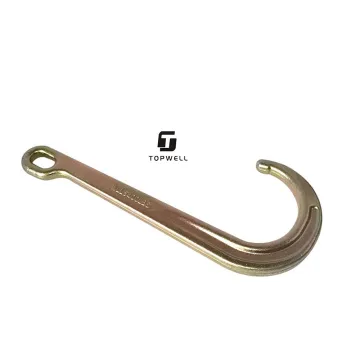 Factory Supply: 15 Inch Tow Bridle with Yellow Galvanized Chain and J Hook