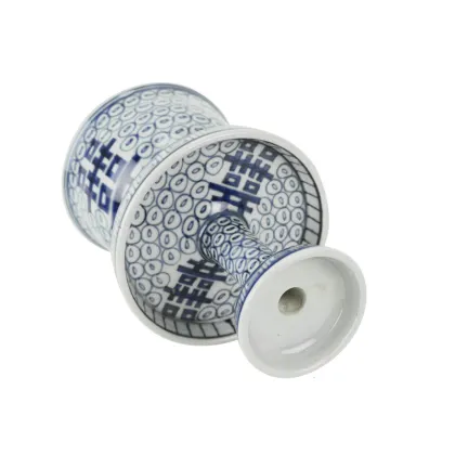 Ming Dynasty Blue and White Porcelain Candle Stand