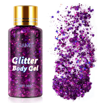 Holiday Party Makeup: Glow Gel Toner and Glitter Liquid Eyeshadow