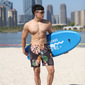 140GSM Quick Dry Full Elastic Waist Man′s Swimshort