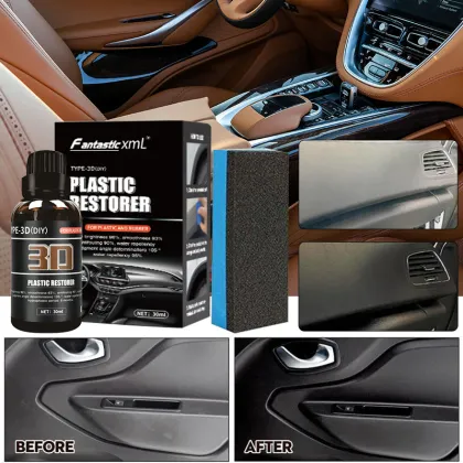 Crystal Coating Agent for Plastic Car Care and Restoration