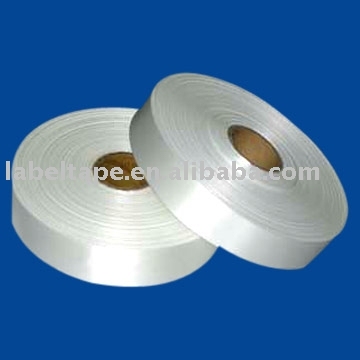 Matt Surface Slitted Edge Polyester Satin Label Tape