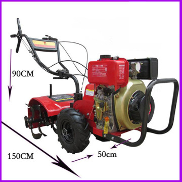 Diesel power Tiller walking tractor for farm cultivation
