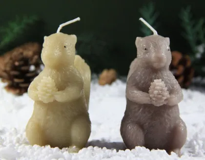 fancy animal home decoration candles