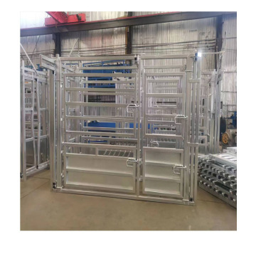 Premium Metal Tube Hydraulic Squeeze Cow Chute Head for Livestock Equipment (3.7m)